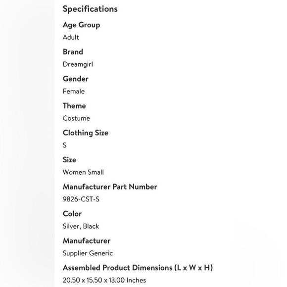 Glorious Gladiator Woman's Costume Size Medium & Size XL - Picture 5 of 5